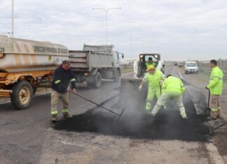 AVANZAN LAS OBRAS DE REPARACIÓN DE CALZADA EN DISTINTOS TRAMOS DE LA AUTOPISTA ROSARIO – SANTA FE