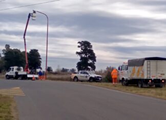 VIALIDAD PROVINCIAL REALIZÓ REPARACIONES EN SISTEMAS DE ILUMINACIÓN EN RUTAS DEL DEPARTAMENTO GENERAL LÓPEZ