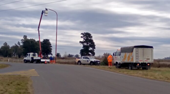VIALIDAD PROVINCIAL REALIZÓ REPARACIONES EN SISTEMAS DE ILUMINACIÓN EN RUTAS DEL DEPARTAMENTO GENERAL LÓPEZ
