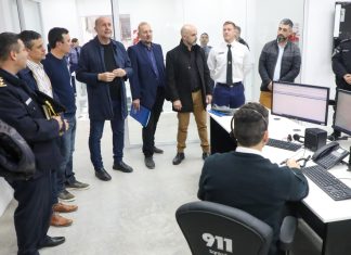 EL GOBERNADOR PEROTTI RECORRIÓ LAS NUEVAS INSTALACIONES DEL 911 EN SANTA FE