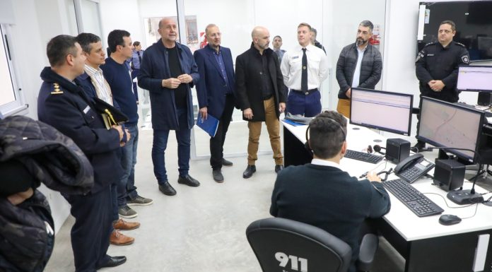 EL GOBERNADOR PEROTTI RECORRIÓ LAS NUEVAS INSTALACIONES DEL 911 EN SANTA FE