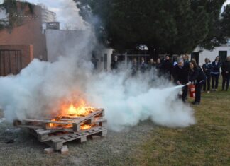 CONCLUYÓ EL CURSO SOBRE PREVENCIÓN DE INCENDIOS PARA TRABAJADORES MUNICIPALES