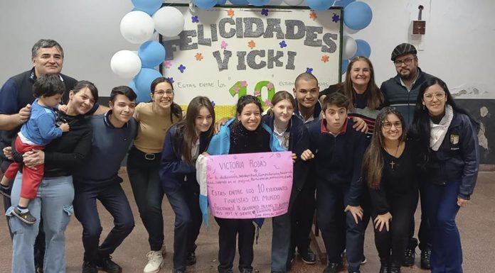 UNA JOVEN MISIONERA FUE SELECCIONADA COMO FINALISTAS ENTRE LOS 10 MEJORES ESTUDIANTES DEL MUNDO