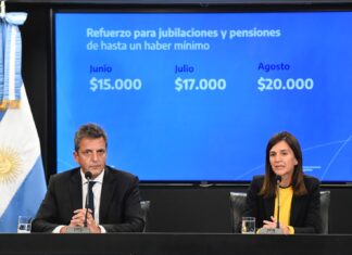 El aumento para jubilados será de 23,29% con un refuerzo de 27.000 pesos por tres meses