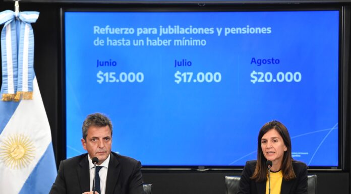 El aumento para jubilados será de 23,29% con un refuerzo de 27.000 pesos por tres meses