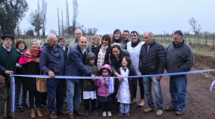 Caminos de la Ruralidad: Quedó inaugurado el tramo al Empalme y Escuela 368