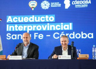 Perotti Y Schiaretti firmarán en Arabia Saudita financiamiento para un nuevo tramo del Acueducto Santa Fe – Córdoba