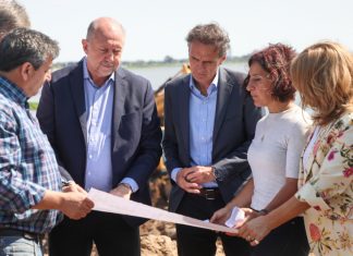 Perotti Y Katopodis recorrieron las obras de remodelación del “Paseo de la Laguna – Costanera Néstor Kirchner” de Santa Fe
