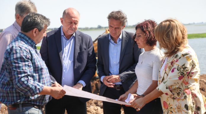 Perotti Y Katopodis recorrieron las obras de remodelación del “Paseo de la Laguna – Costanera Néstor Kirchner” de Santa Fe