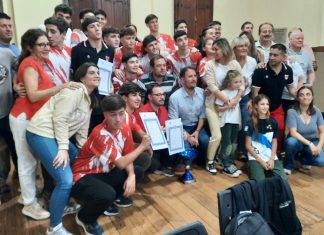 EL CONCEJO DECLARÓ DE INTERÉS DEPORTIVO AL CLUB ATENAS Y SUS JUGADORES CAMPEONES