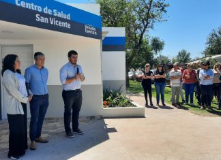 INAUGURARON OBRAS DEL MODERNIZADO CENTRO DE SALUD DE BARRIO SAN VICENTE