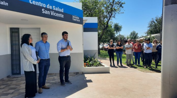 INAUGURARON OBRAS DEL MODERNIZADO CENTRO DE SALUD DE BARRIO SAN VICENTE
