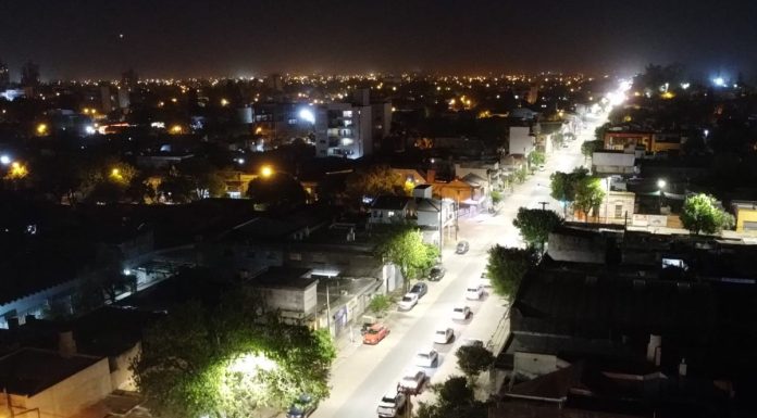 Chiarella Y La Cooperativa Eléctrica inauguraron luminarias led en las Avenidas Santa Fe Y Eva Perón
