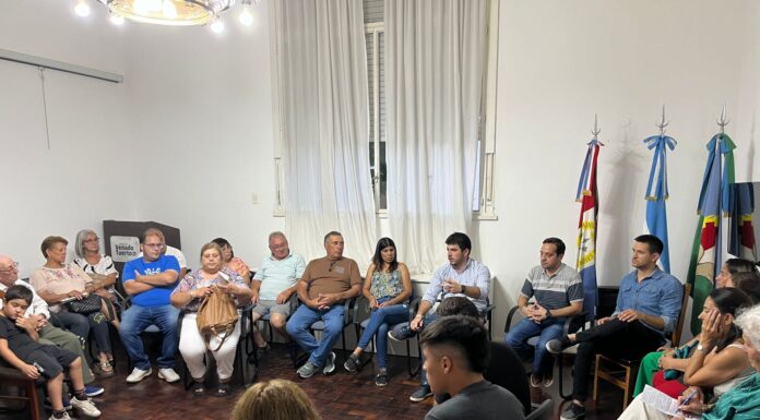 Reunión del intendente Chiarella con vecinalistas para proyectar acciones en el 2024