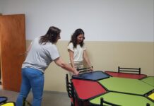 La senadora Di Gregorio recorrió la nueva escuela primaria evangélica del sur provincial