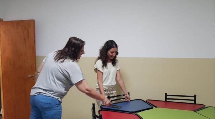 La senadora Di Gregorio recorrió la nueva escuela primaria evangélica del sur provincial