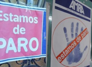 AMRA ANUNCIÓ UN PARO PARA ESTE JUEVES: EXIGEN AL GOBIERNO QUE RESPETE LO ACORDADO EN PARITARIAS